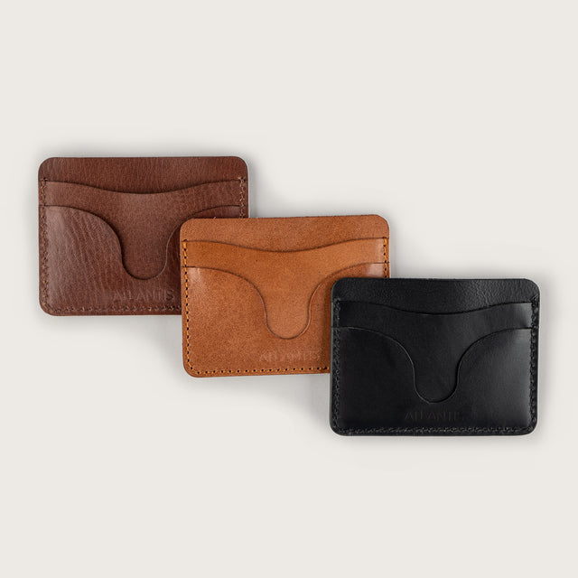 Atlantis Leather Travel Card Holder - Atlantis Handmade Shoes - 4110061465543