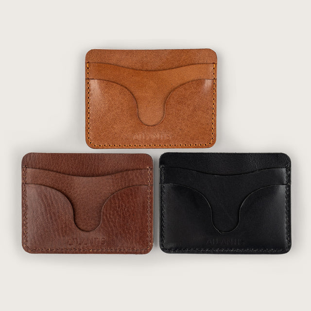 Atlantis Leather Travel Card Holder - Atlantis Handmade Shoes - 4110061465543