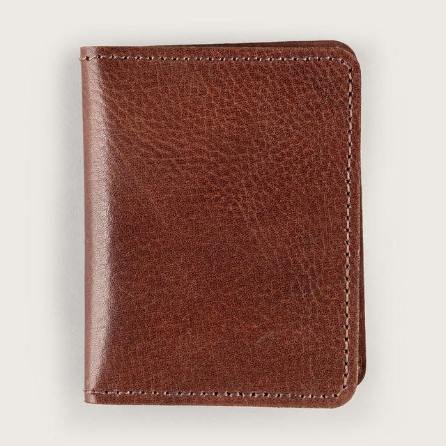 Atlantis Leather Vertical Bifold Wallet