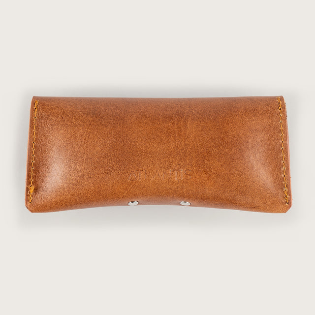 Atlantis Saddle Leather Sunglasses Case - Atlantis Handmade Shoes - 4110061464546