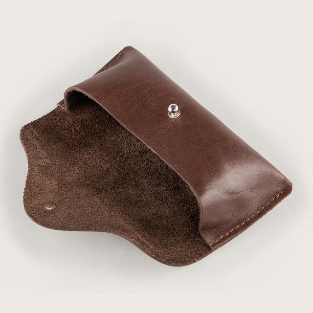 Atlantis Brown Leather Sunglasses Case - Atlantis Handmade Shoes - 4110061463549