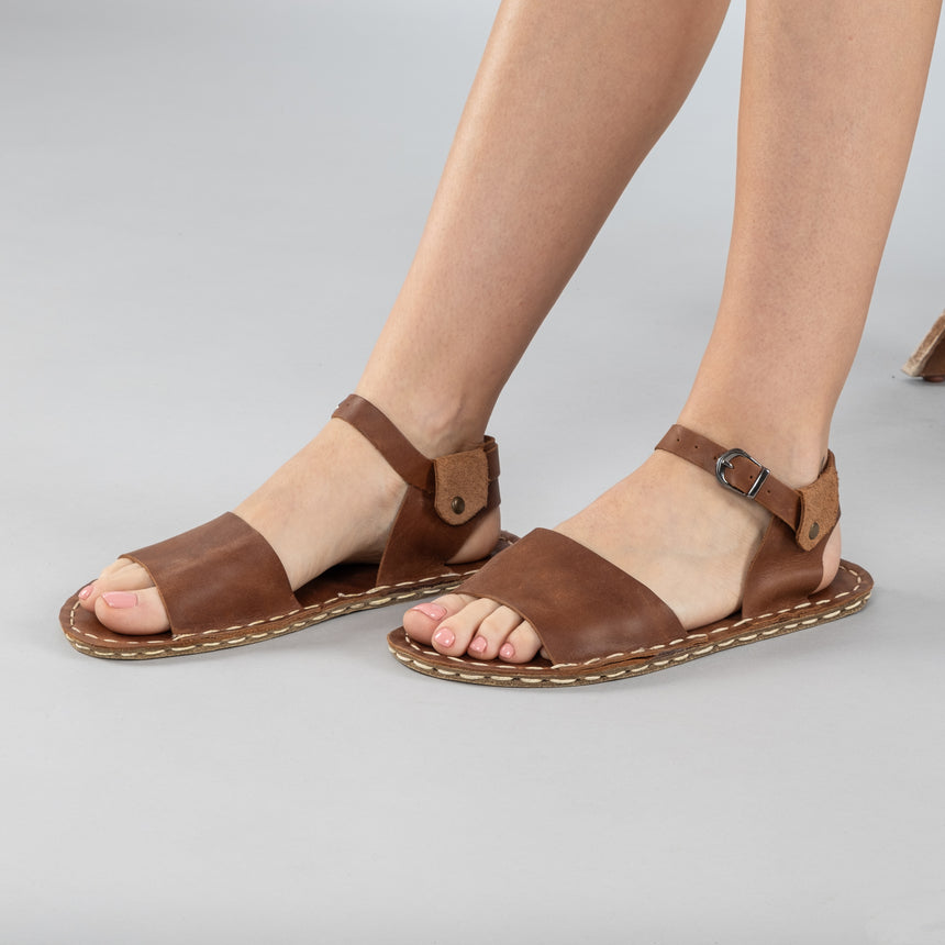 Lion Barfußsandalen mit offener Spitze