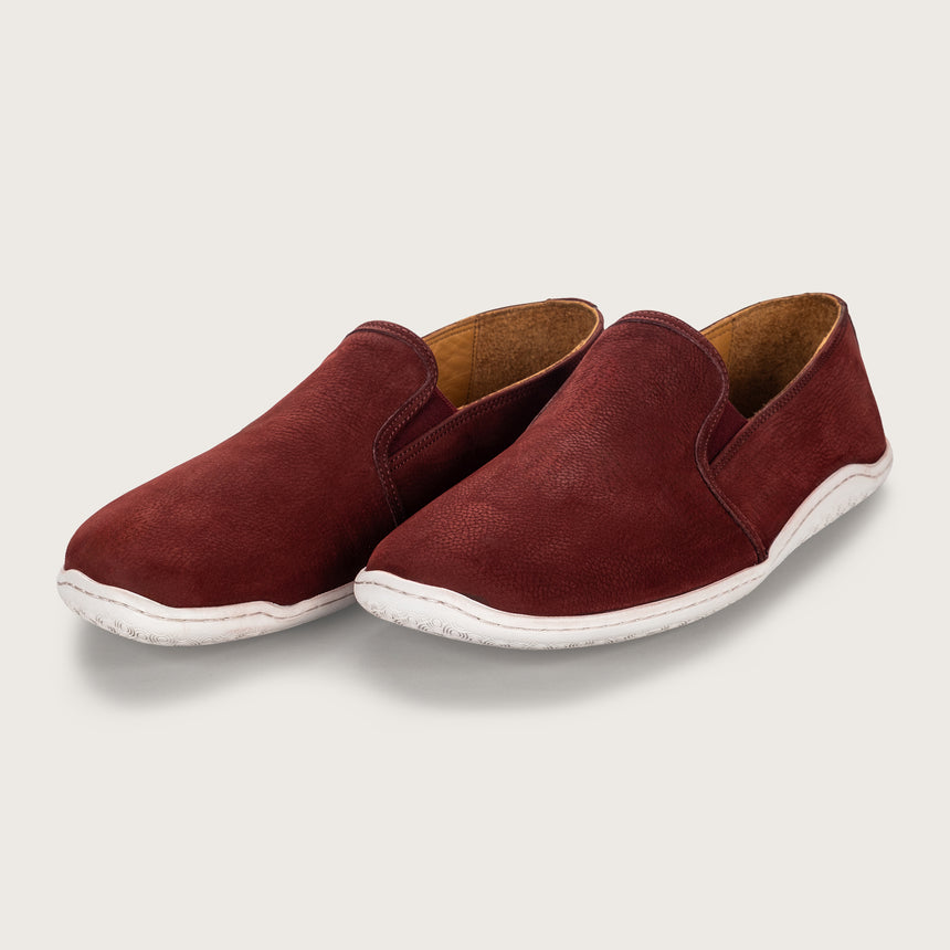 Sandfarbene Pennyloafer für Damen