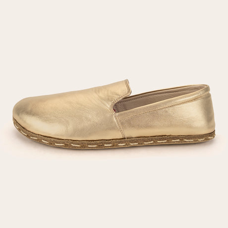 Women's Gold Minimalists - Atlantis Handmade Shoes -