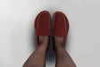 Men's Burgundy Moccasins - Atlantis Handmade Shoes -