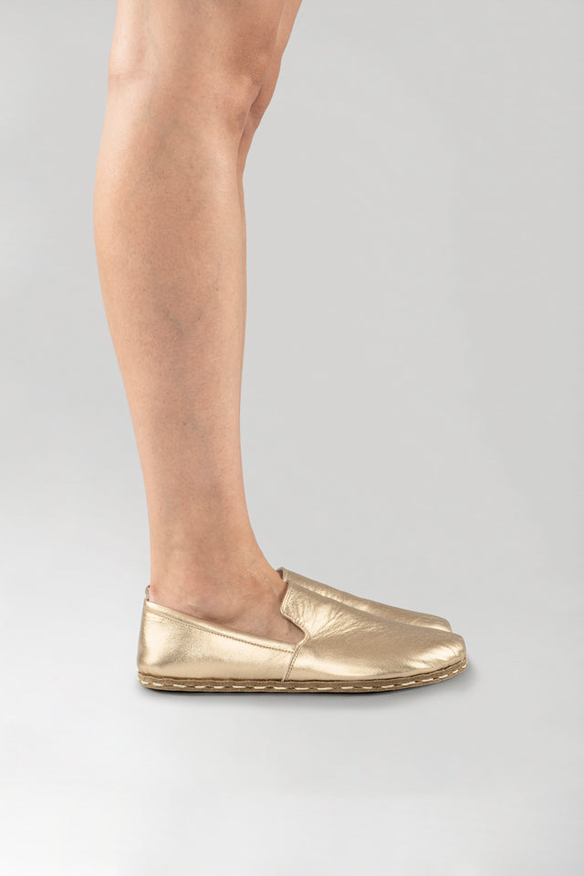 Men's Gold Minimalists - Atlantis Handmade Shoes -