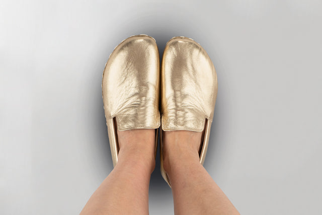 Men's Gold Minimalists - Atlantis Handmade Shoes -