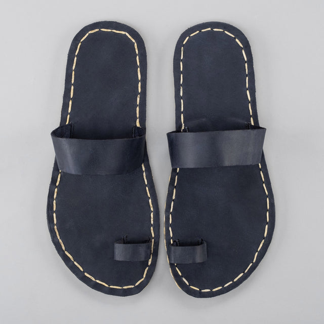 Women's Blue Barefoot Thong Sandals