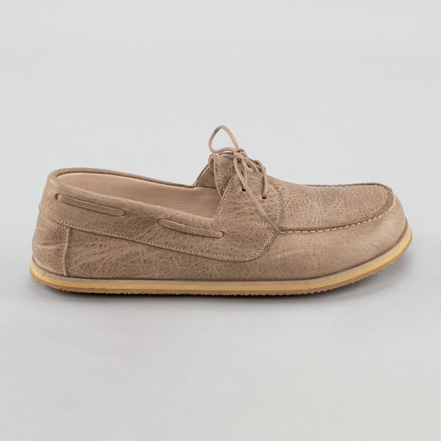 Hellbraune Bootsschuhe für Damen