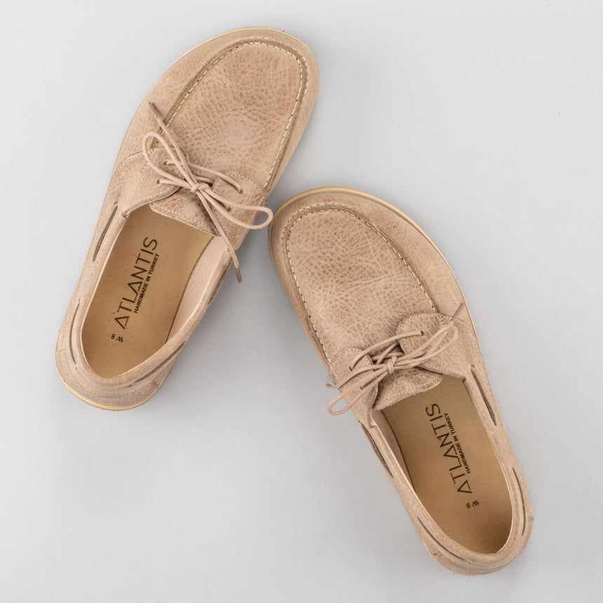 Women's Tan Boat Shoes