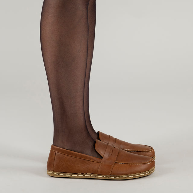 Women's Lion Penny Loafers - Atlantis Handmade Shoes -