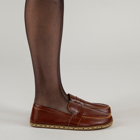 Women's Peru Penny Loafers - Atlantis Handmade Shoes -