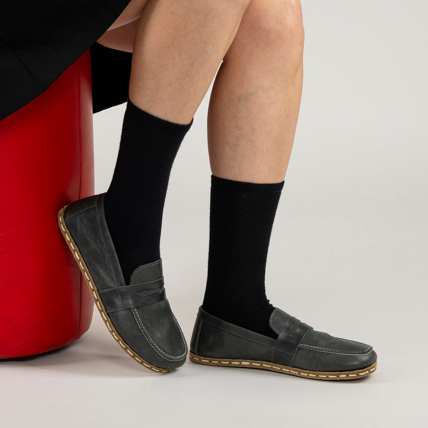 Women's Toledo Penny Loafers - Atlantis Handmade Shoes -