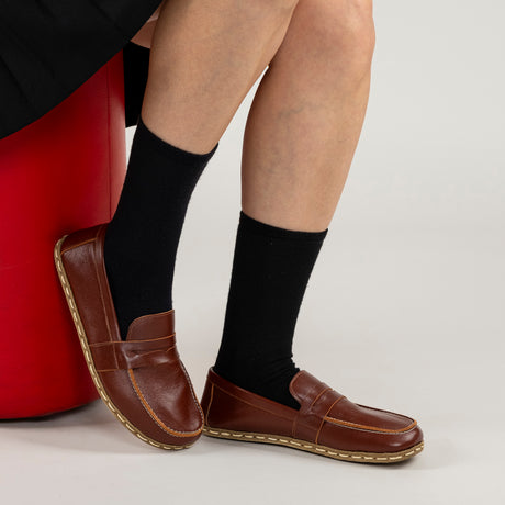 Women's Peru Penny Loafers - Atlantis Handmade Shoes -