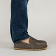 Men's Gray Penny Loafers - Atlantis Handmade Shoes -