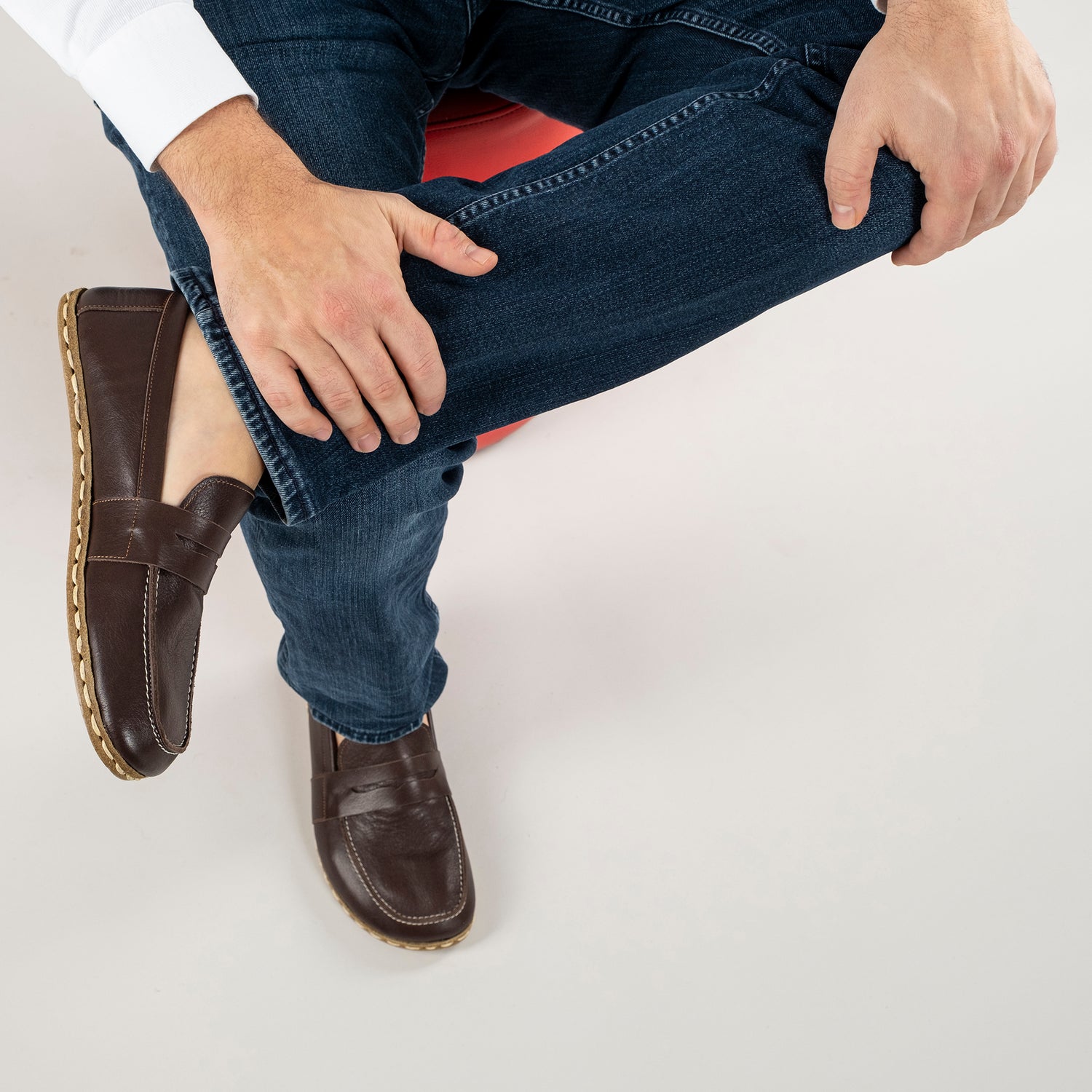 Men's Cafe Noir Penny Loafers - Atlantis Handmade Shoes -