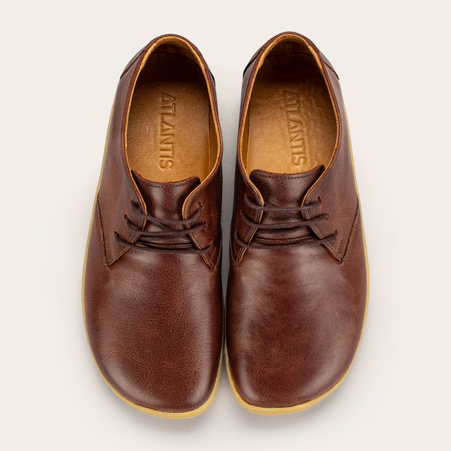 Men's Chocolate Oxfords - Atlantis Handmade Shoes -