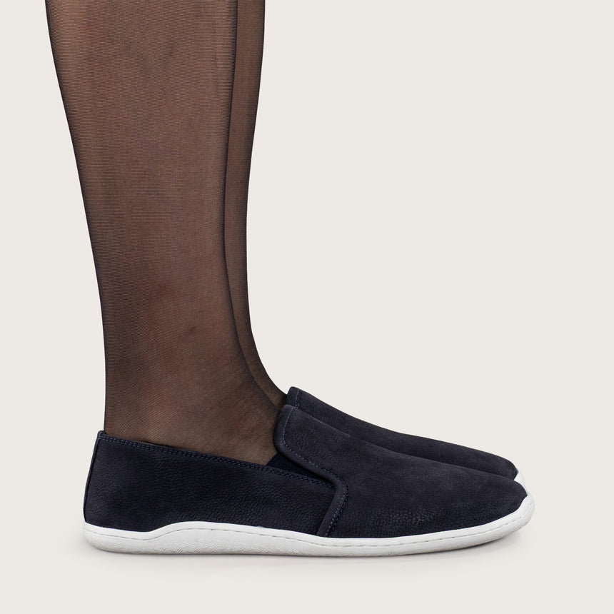 Sandfarbene Pennyloafer für Damen