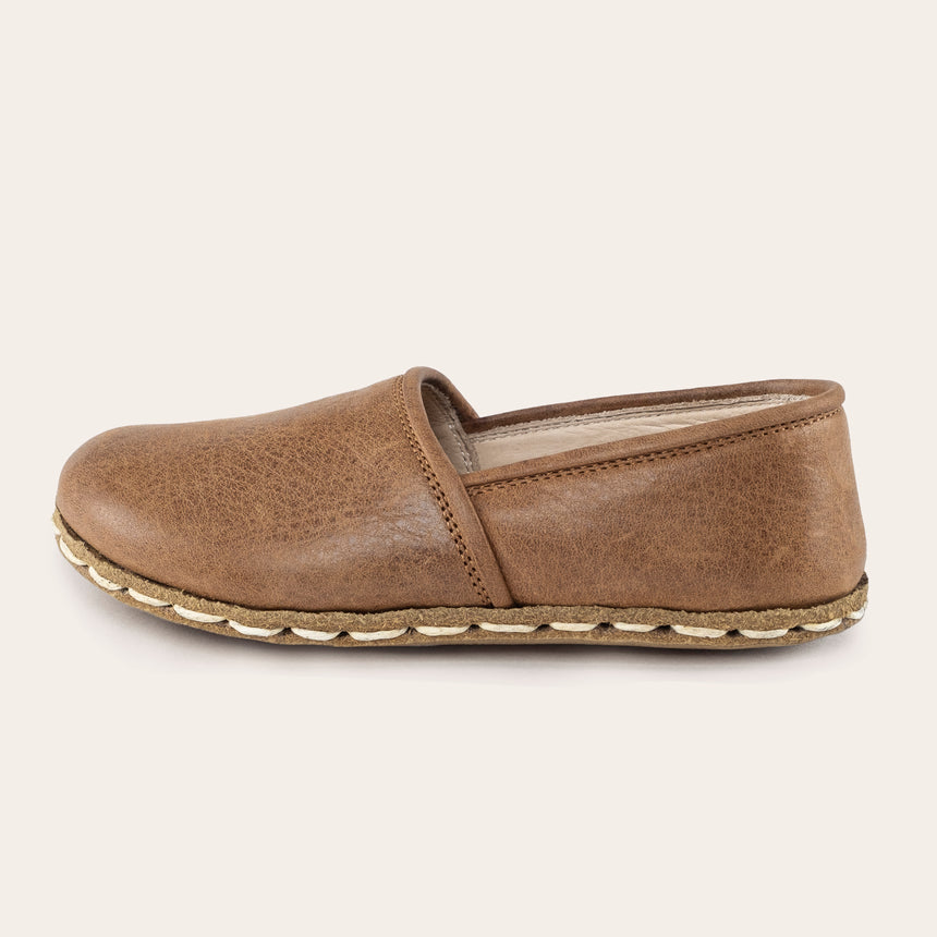 Kid's Zaragoza Barefoot Loafers - Atlantis Handmade Shoes -