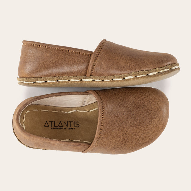 Kid's Zaragoza Barefoot Loafers - Atlantis Handmade Shoes -