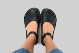 Black Barefoot Sandals