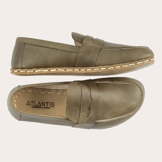 Erkek Yeşil Penny Loafer