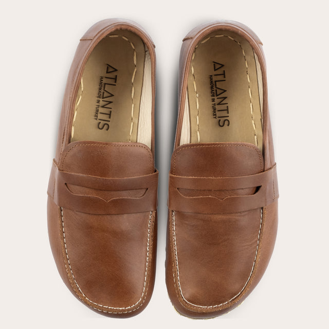 Damen-Penny-Loafer mit Löwen-Print