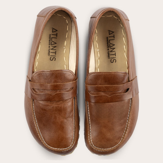 Women's Brown Penny Loafers