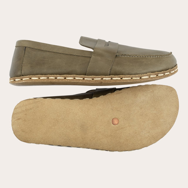 Erkek Yeşil Penny Loafer