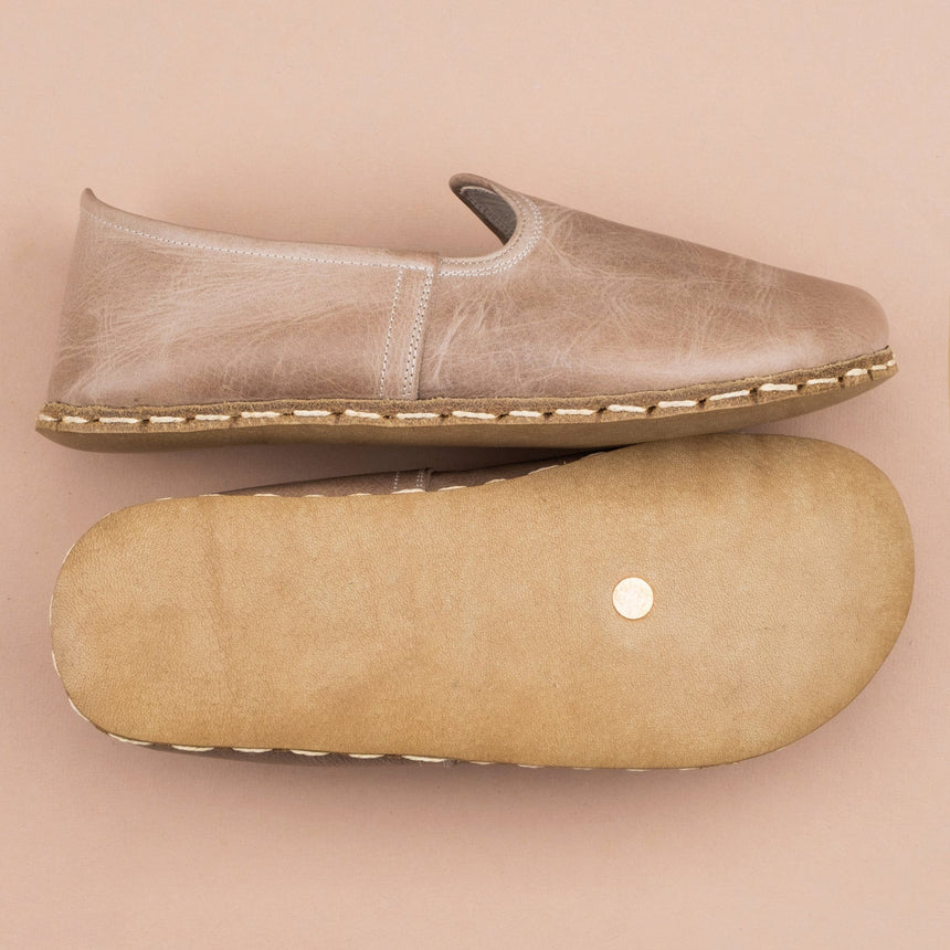 Braune Barfußschuhe für Herren