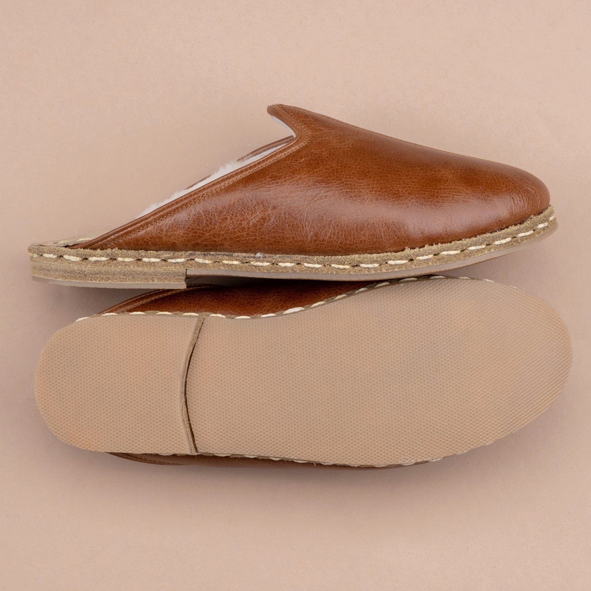 Damen-Lammfell in Antikbraun