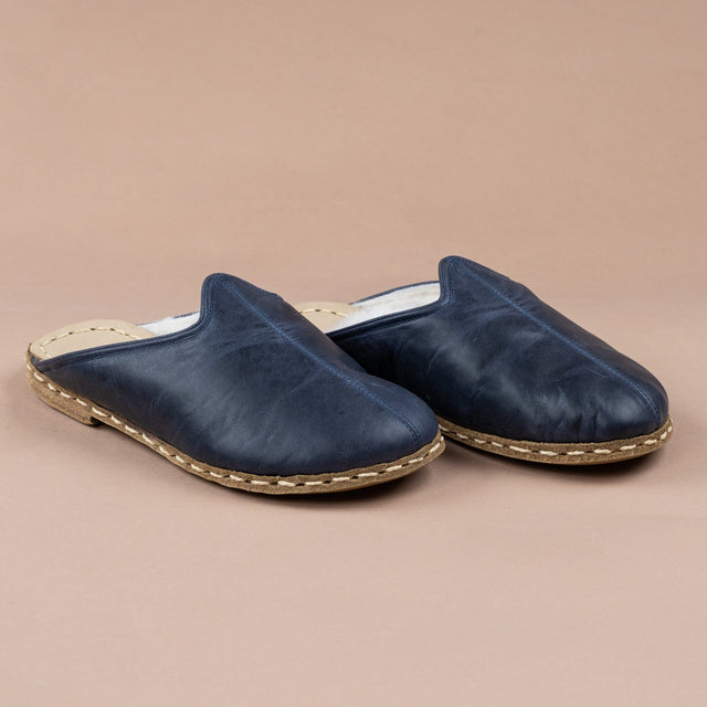 Blaue Barefoot Shearlings für Herren