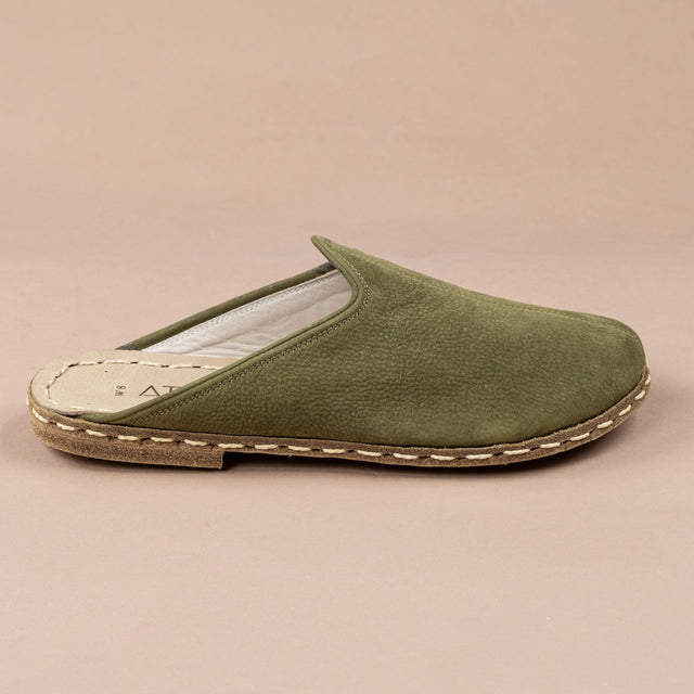 Erkek Olive Barefoot Terlik
