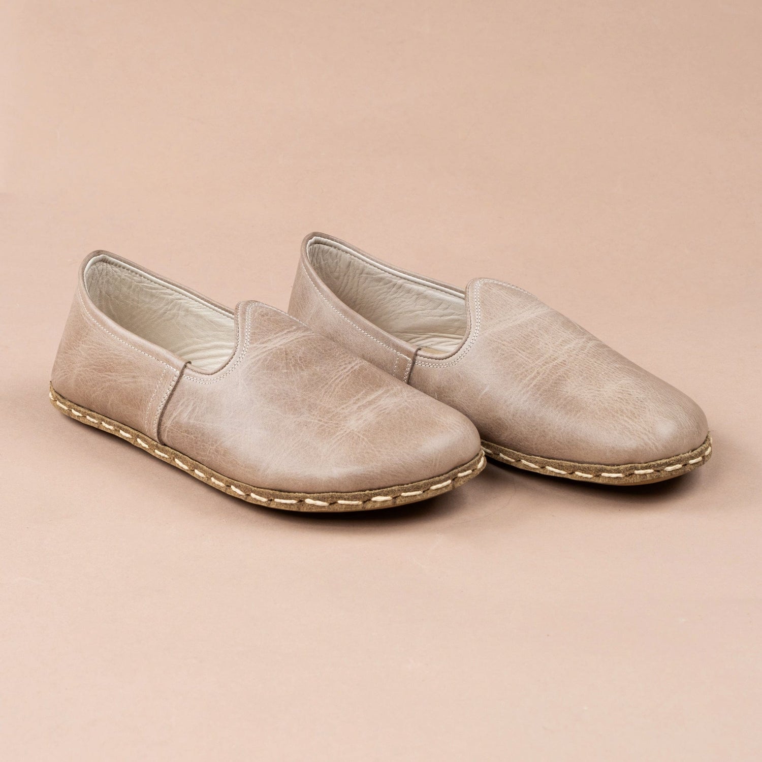 Braune Barfußschuhe für Herren