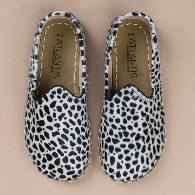 Women's Polka Dots Leather Barefoots Shoes
