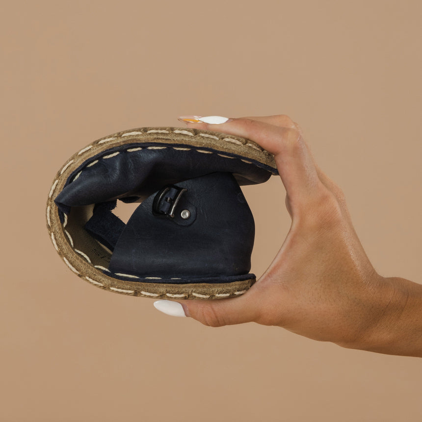 Grüne Barfußsandalen