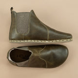 Men's Green Barefoot Chelsea Boots