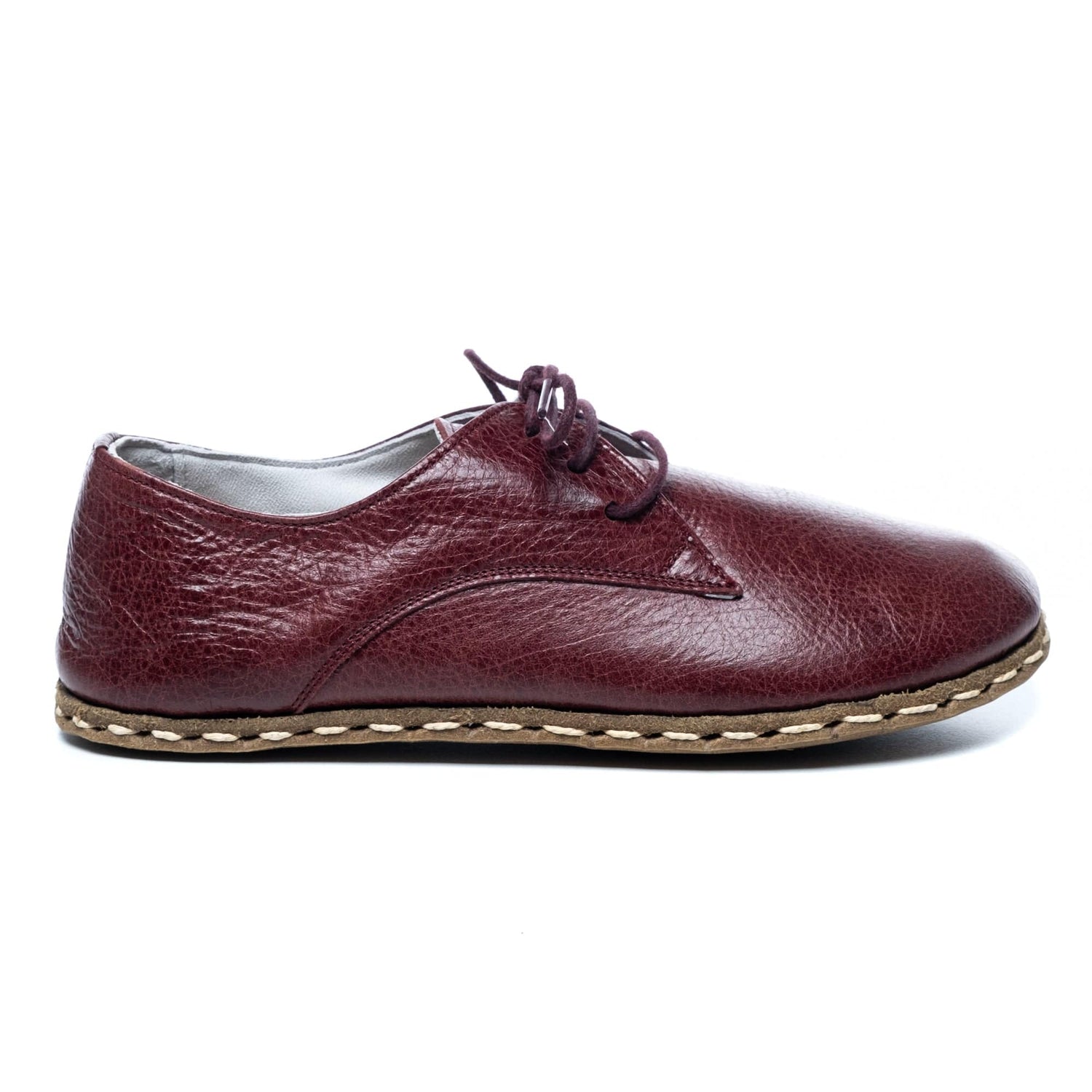Men's Leather Bordeaux Oxfords