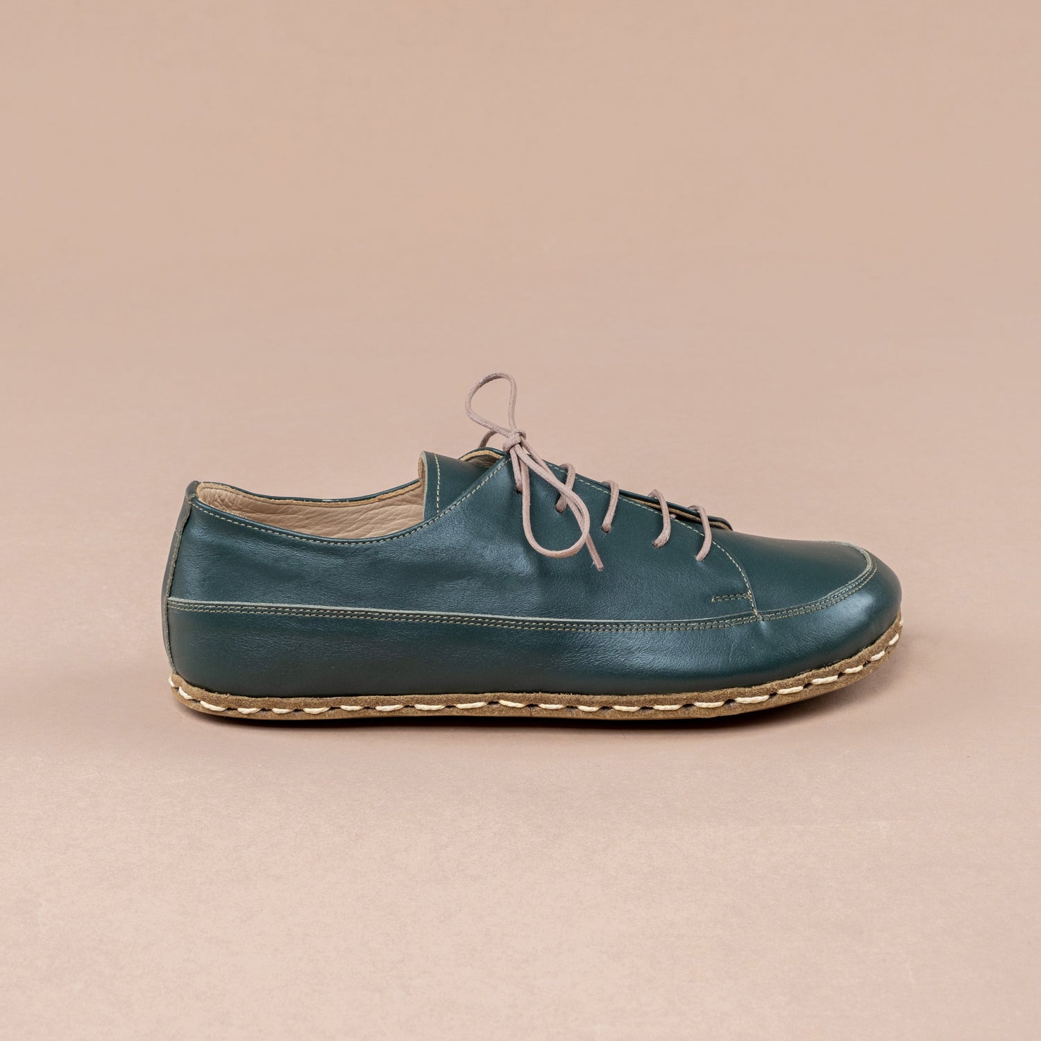 Flaschengrüne Barfuß-Sneaker für Herren