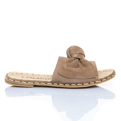 Coco Milk Bow - Turkish Sandals for Women & Men : Atlantis Handmade Shoes