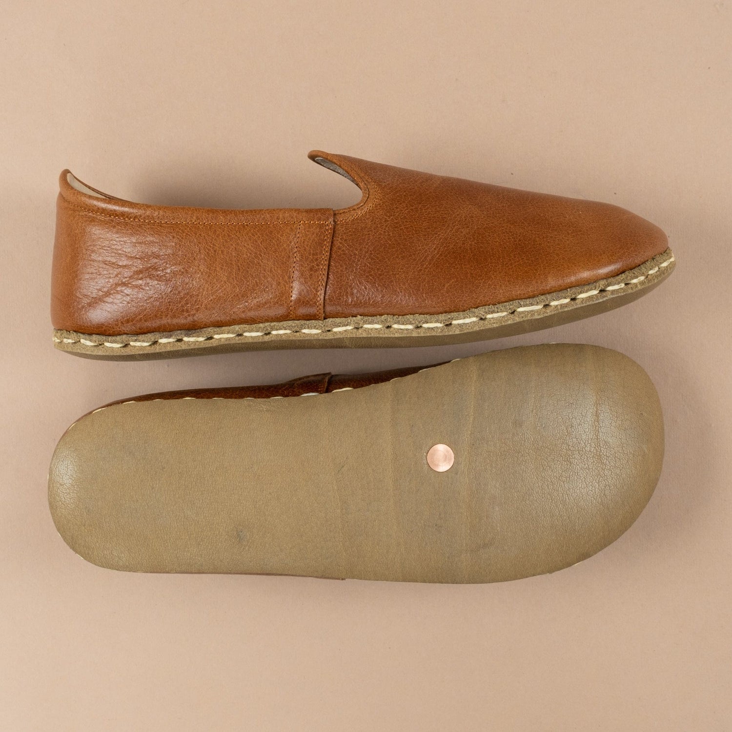 Braune Barfußschuhe für Herren