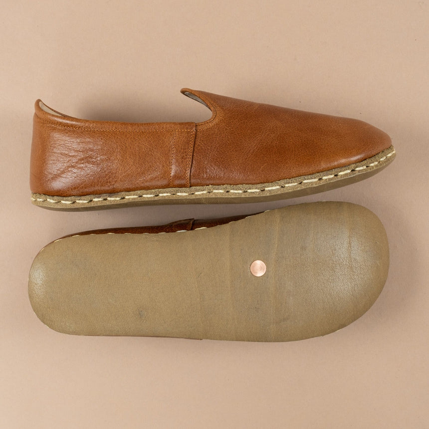 Braune Barfußschuhe für Herren