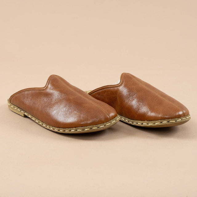 Braune Barefoot Shearlings für Herren