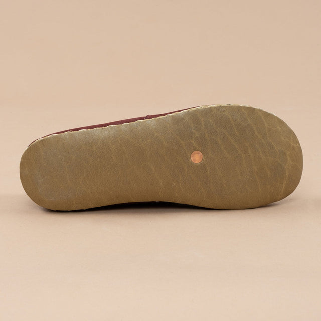 Kadın Bordo Minimalist Ayakkabı