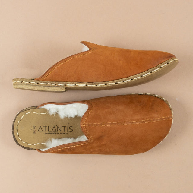 Erkek Safari Barefoot Kürklü Terlik