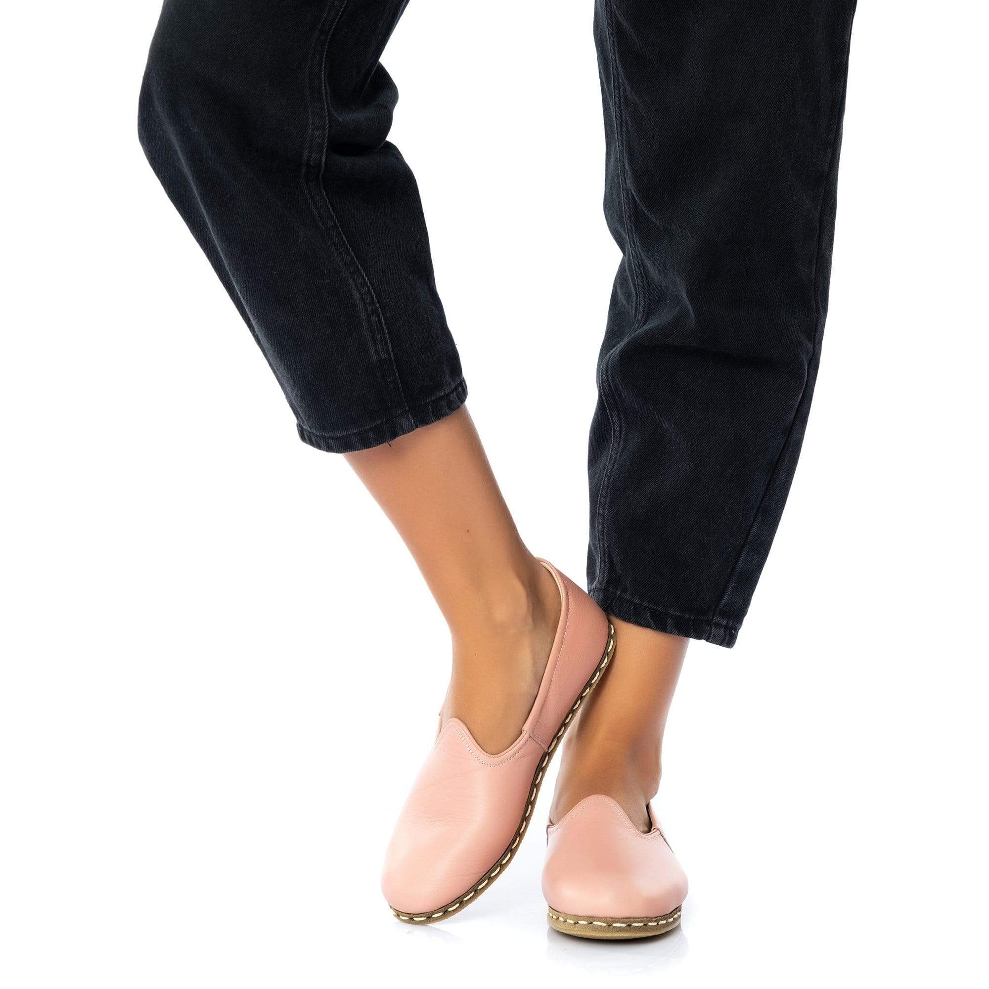 Yemeni Kadın Pudra Slip On Ayakkabı