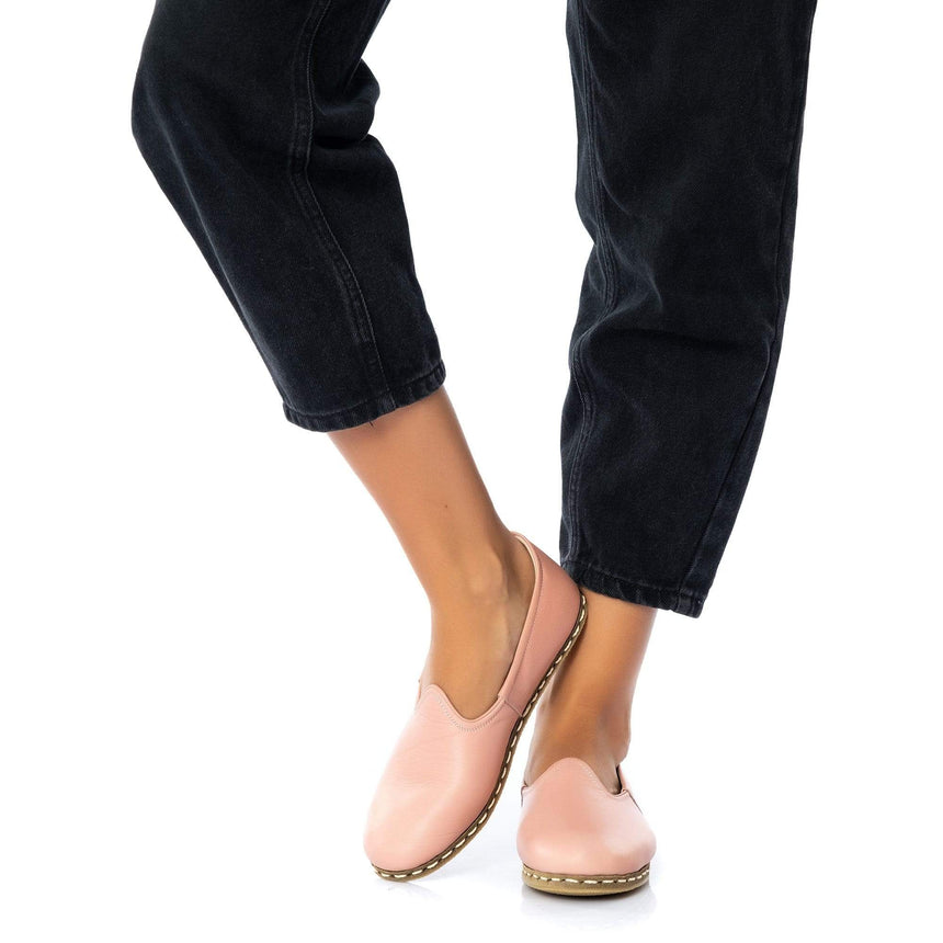 Yemeni Kadın Pudra Slip On Ayakkabı