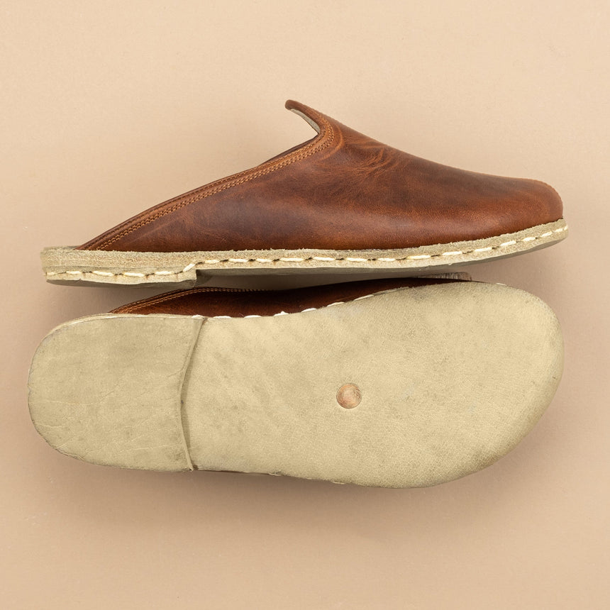 Men's Lion Barefoot Slippers