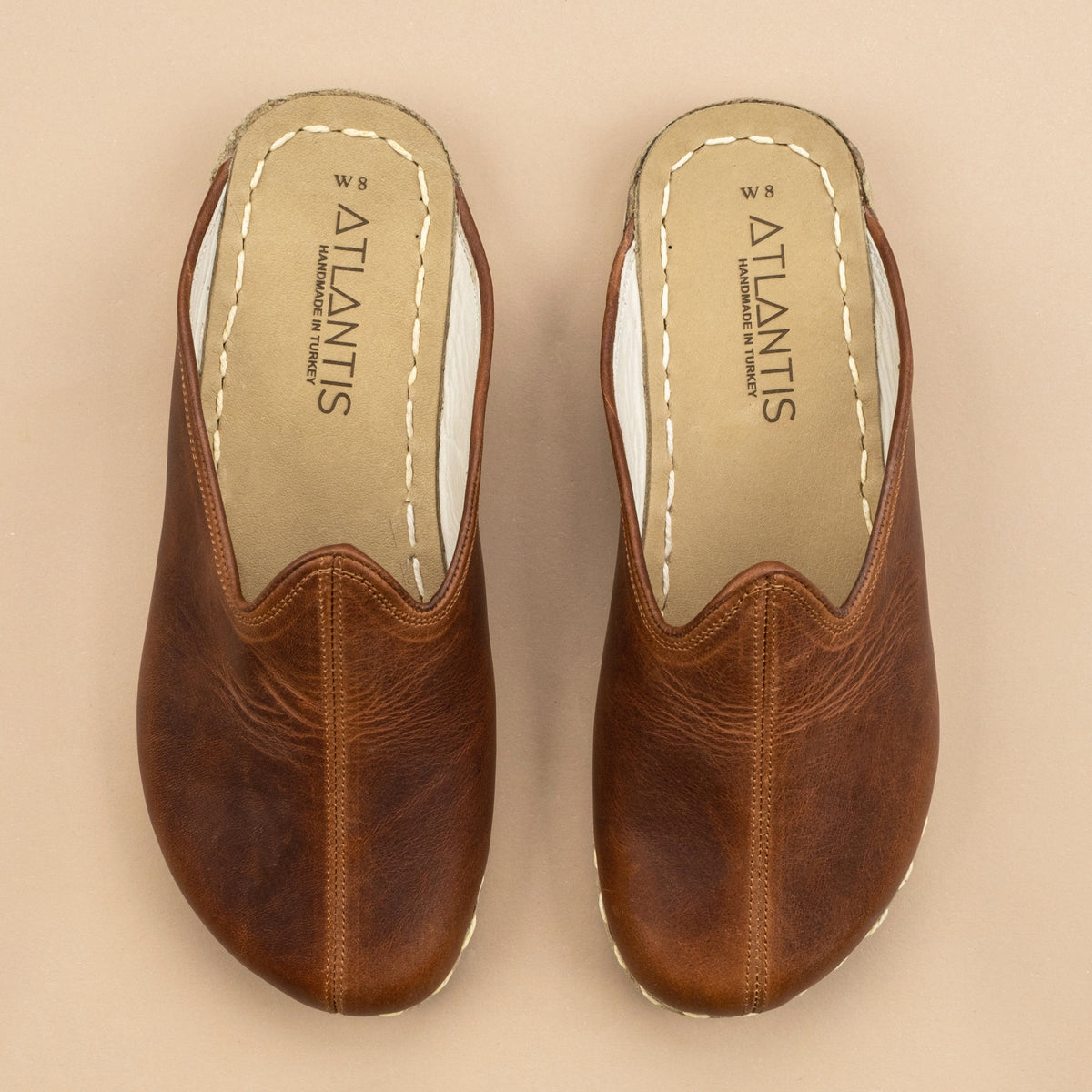 Men's Lion Barefoot Slippers Turkish Wide Slippers Atlantis