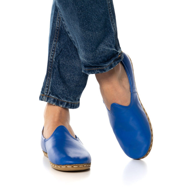 Blaue Slip-On-Schuhe für Herren